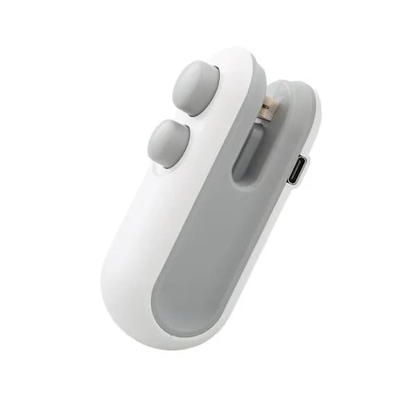 Портативный вакуумный упаковщик для продуктов, белый, USB Type-C