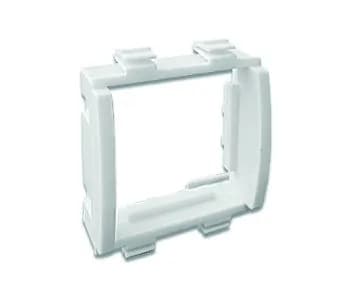 DKC In-Liner Front Каркас под розетку 45x45 мм , 2 мод., белый, RAL 9016, DKC, F0000L