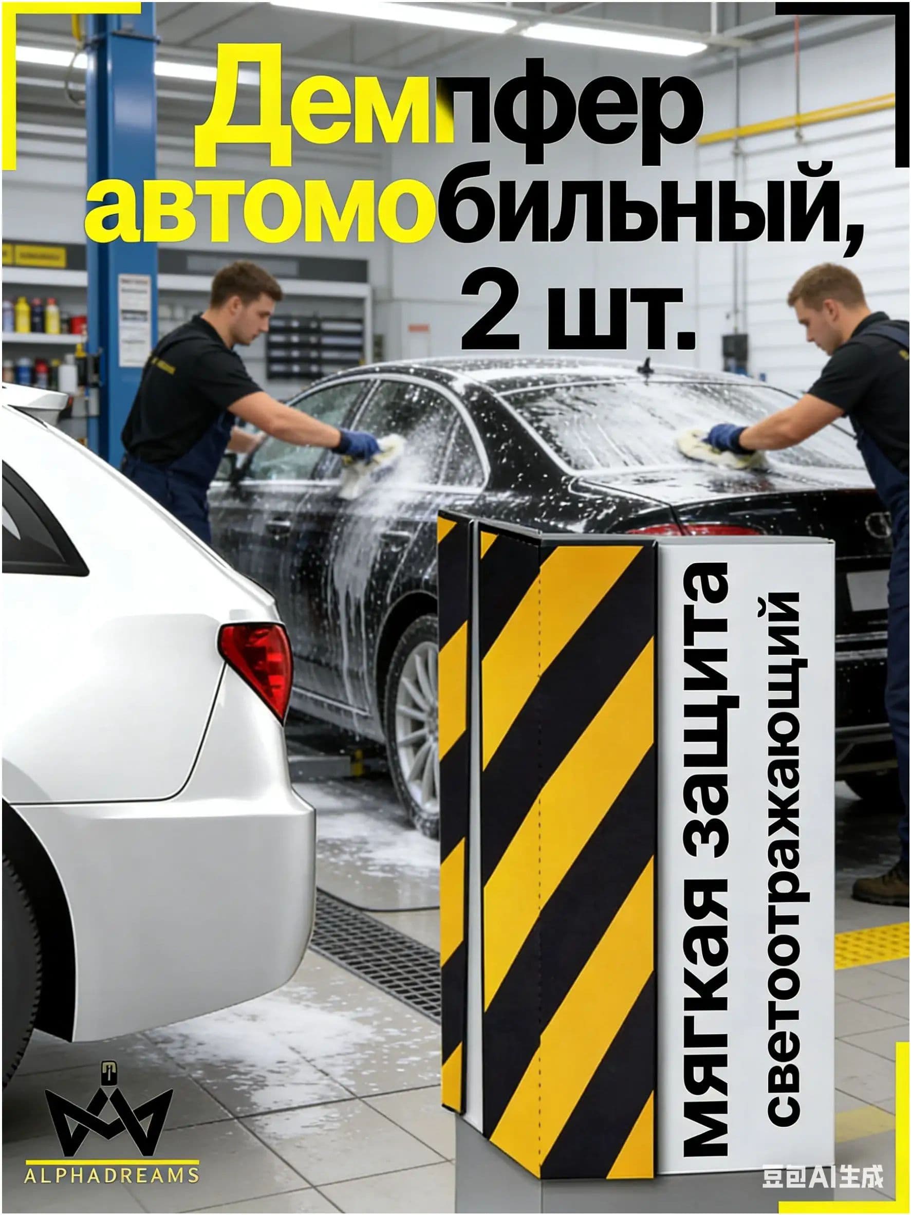 Демпфер автомобильный, 2 шт.