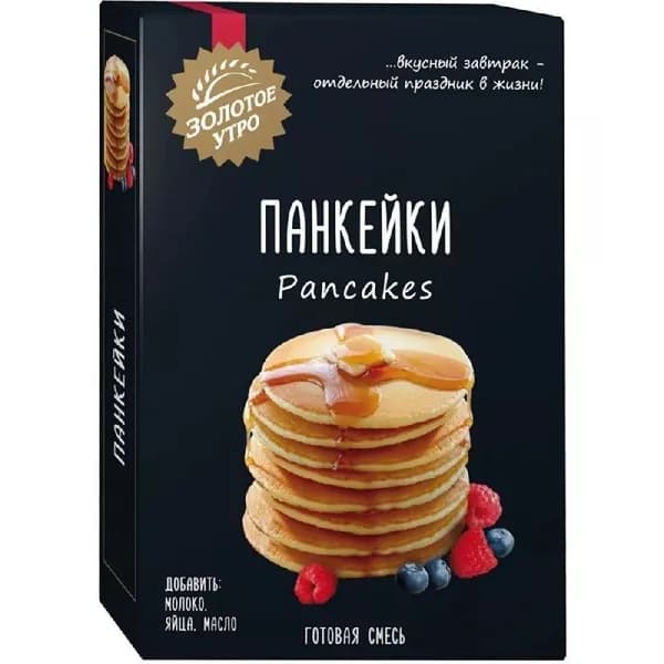 Смесь ЗОЛОТОЕ УТРО Панкейки /картон/ 300г
