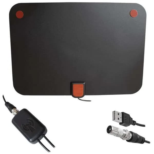 Антенна для телевизора (модель RH-HDTV022) с рабочими частотами VHF (172-240) UHF( 470-860), Усиление 25 дБ / RUICHI