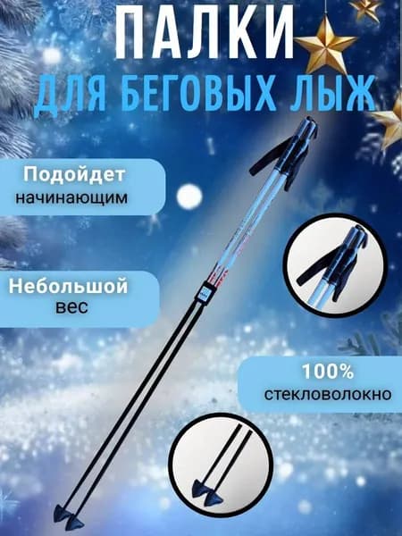 Лыжные палки для взрослых х600, 160 см