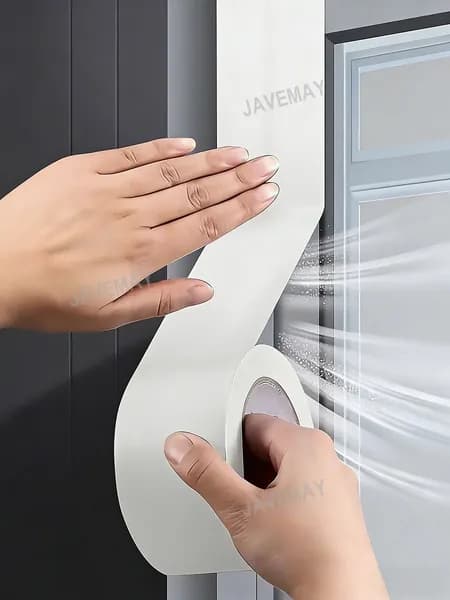Ветрозащитная лента для окон 3м, теплоизоляция, водонепроницаемая, высокая адгезия