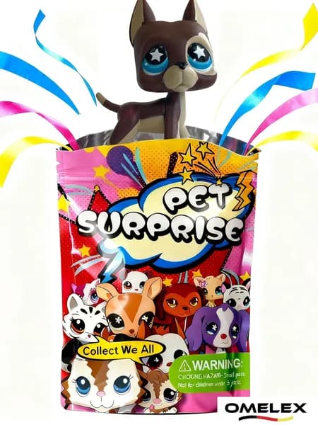 Pet Shop #817,лпс игрушки,Немецкий дог,Сосиска-дог,овчарка,собака,подарок для девочки(С упаковочным пакетом)