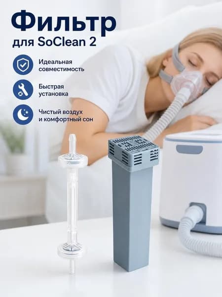 Подходит для фильтрующих картриджей SoClean SC1200 SoClean2.