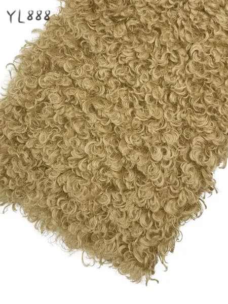 Отрез ткани Мех кудрявый,45CM*38CM,творчества и шитья, рукоделия.