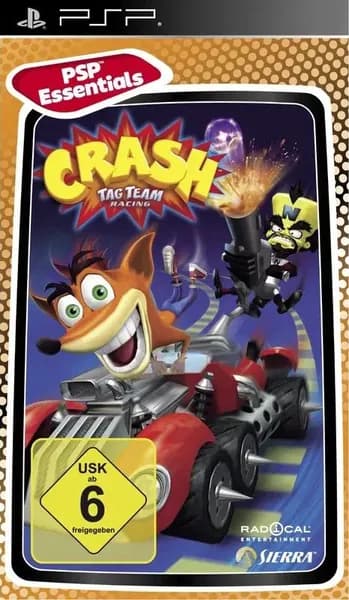 Игра Crash Tag Team Racing (PSP, Английская версия). Товар уцененный