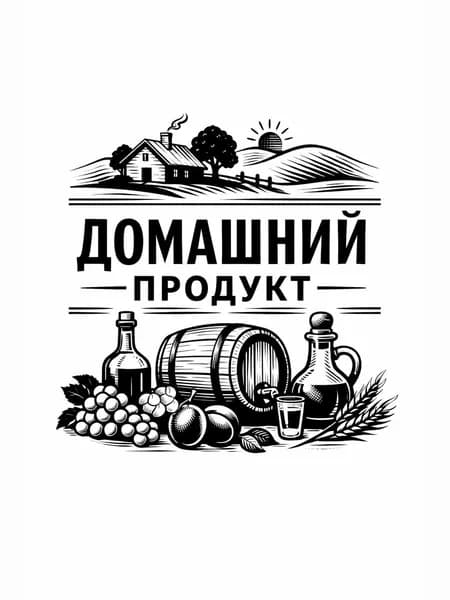 Этикетка для Самогона "Домашний Продукт"