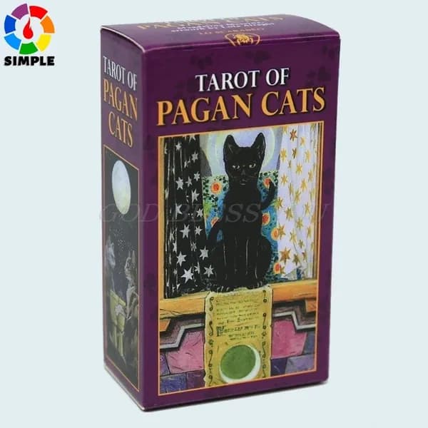 Колода Таро из 78 карт Языческие кошки 78 Cards Deck Tarot Of Pagan Cats