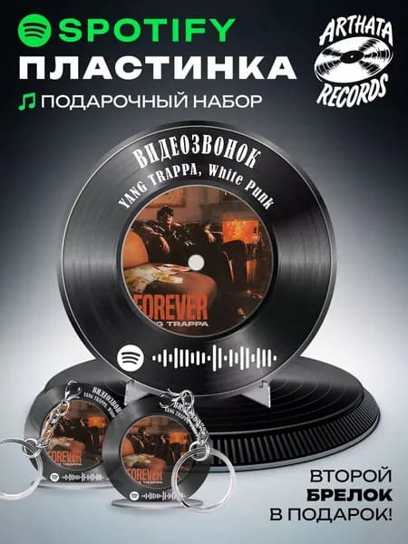 Постер и брелоки spotify Yang Trappa White Punk -видеозвонок