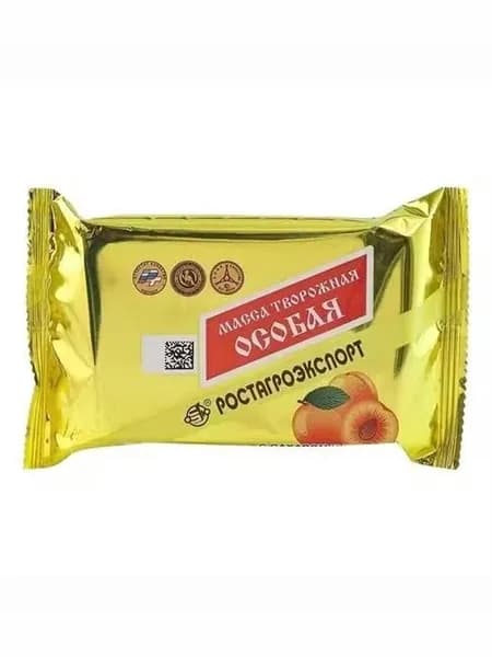 Творожная масса Ростагроэкспорт особая с курагой 23% БЗМЖ 180 г