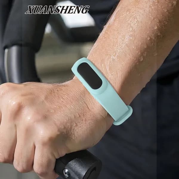 Силиконовый ремешок для фитнес-браслета Fitbit Air, светло-голубой, 254,3 мм