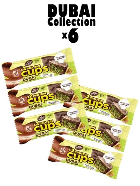 Fit Kit Protein CUPS Протеиновый Десерт Фисташковая Кунафа , 70 г(6шт)