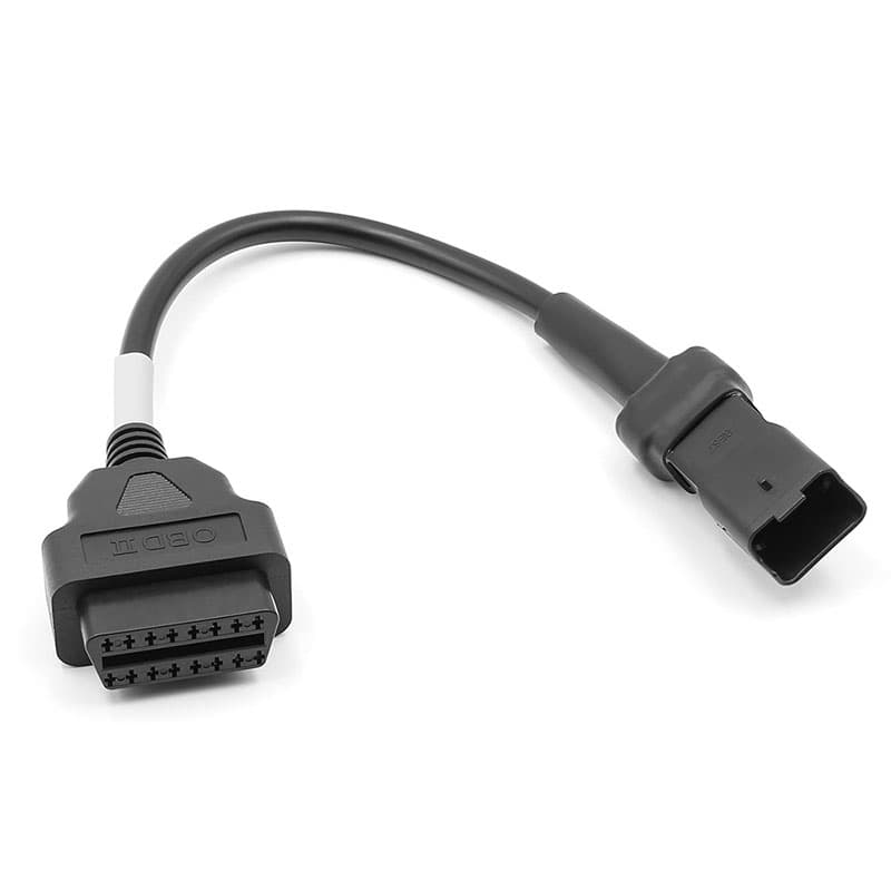 OBD-кабель для Ducati, 4-pin/адаптер на OBD2 16 pin для диагностики двигателя
