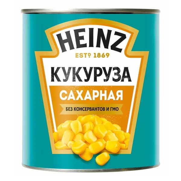 Кукуруза Heinz сахарная стерилизованная 340 г