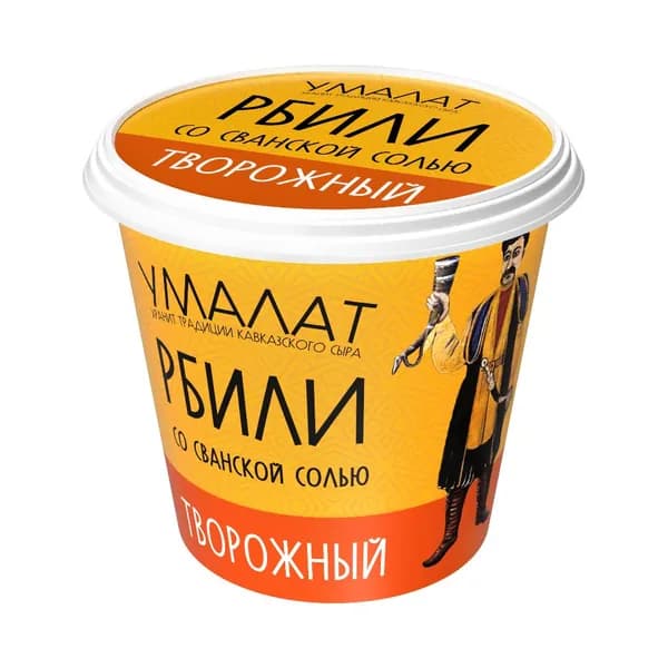 Рбили творожный со сванской солью 60%, 130 г, Умалат