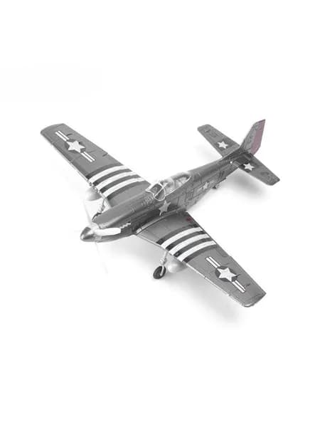 Сборная модель самолета P-51 Mustang DIY Глубокая зола