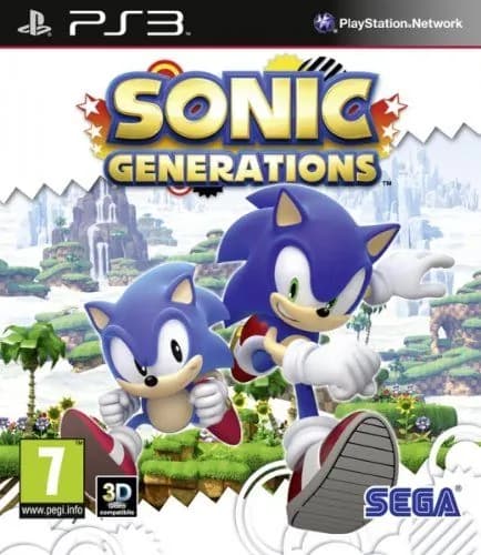 Игра Sonic Generation для PS3, английская версия