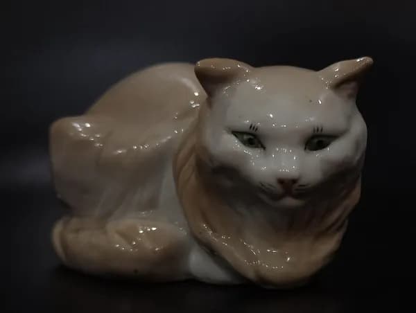 Кошка Гжель, СССР 1960 г.