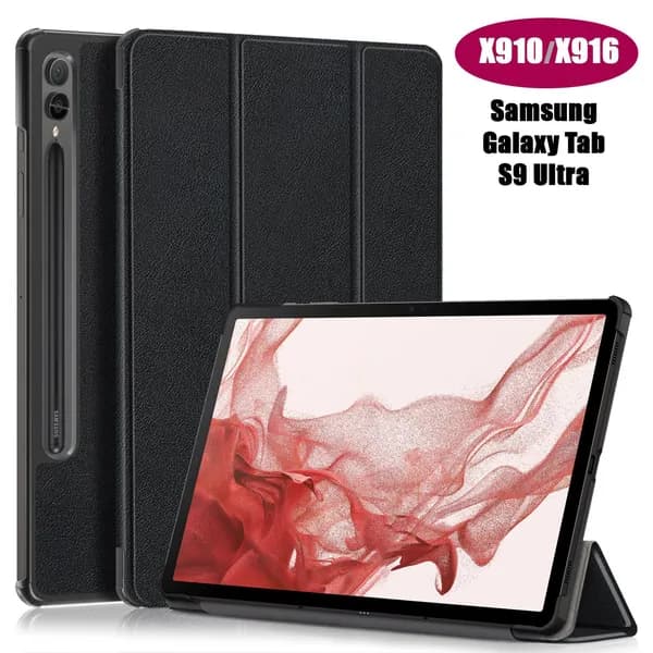 Чехол Palmexx "SMARTBOOK" для планшета Samsung Tab S9 Ultra 14.6" SM-X910/X916B/X918U / чёрный