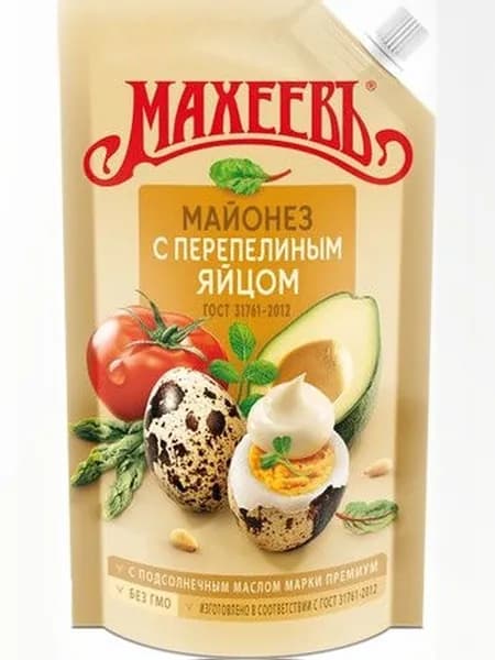 Махеевъ Майонез Провансаль с перепелиным яйцом 67%, 380г