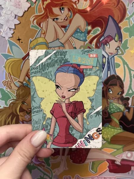 Коллекционная карточка винкс Winx ранг SR Lorie 2025