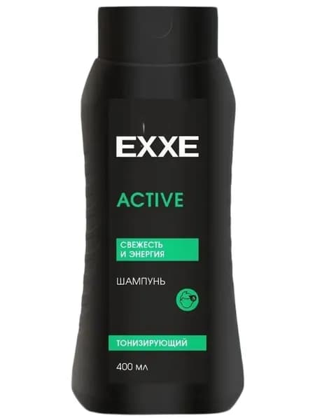 EXXE Мужской шампунь тонизирующий ACTIVE 400 мл