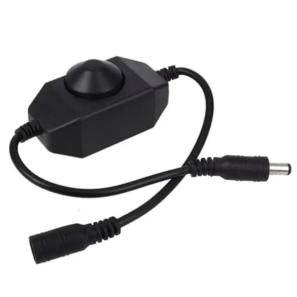 Диммер LED PWM 12V 24V регулировка яркости для внутреннего и наружного освещения, Черный