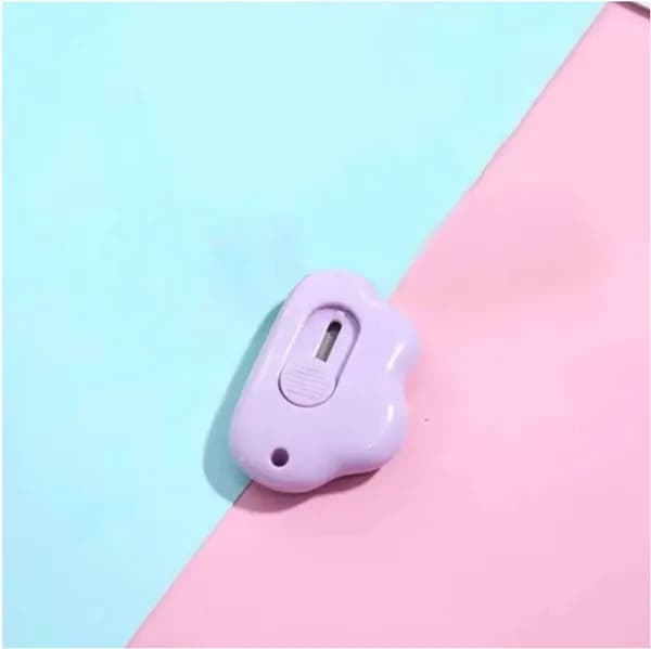 1 шт. Mini Pocket Cloud Art многофункциональный нож для резки бумаги, упаковки, сменным лезвием, канцелярский инструмент.