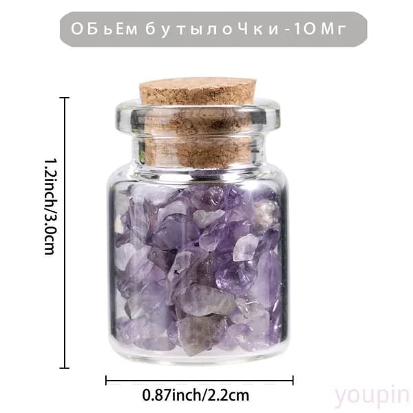 Во флаконе находится амулет из натурального лазурита,1,Ляпис-лазурь,синий