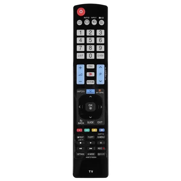 Пульт ДУ LG для ТВ: AKB73756510, AKB73756502, AKB73615303, AKB73275618, 60LA620S, 32LM620T, 60LA8600, 60PH6700, чёрный