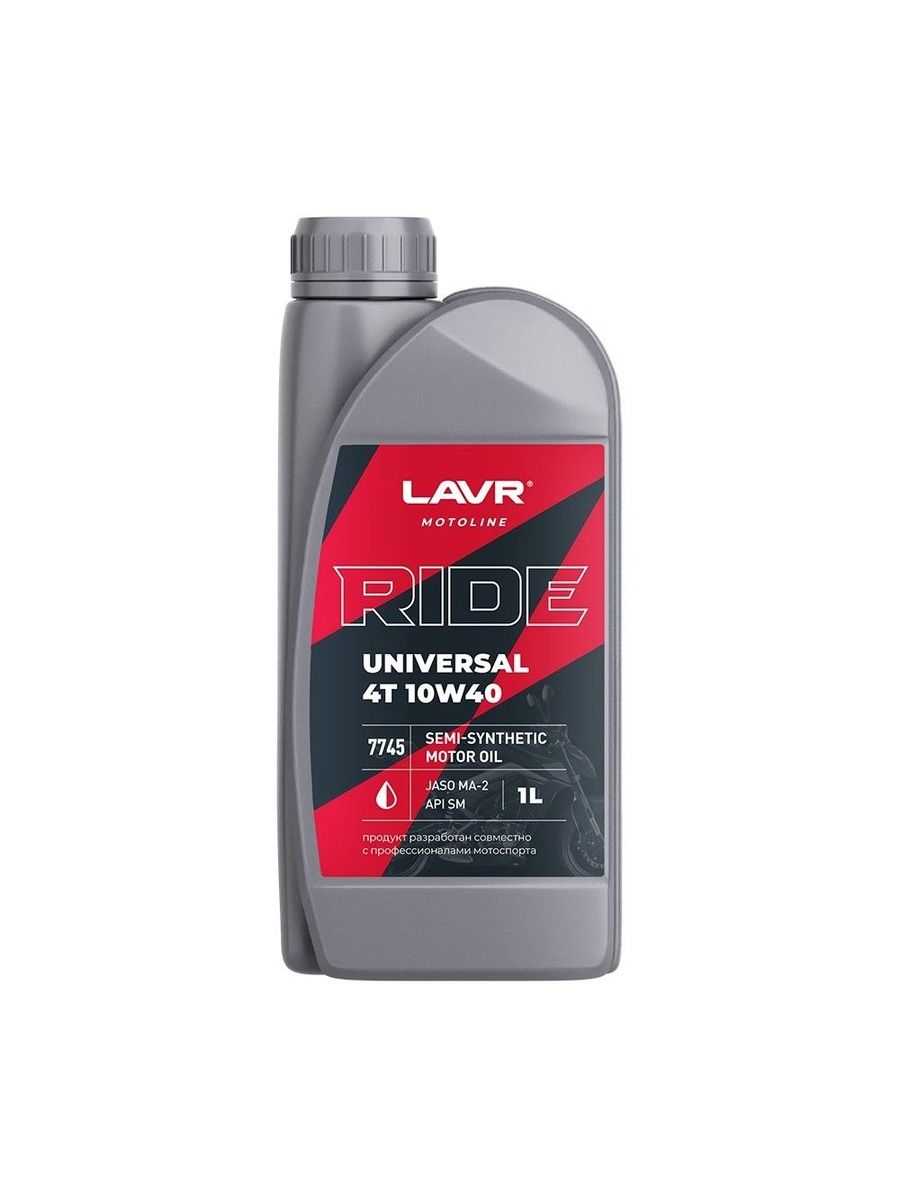 LAVR 10W-40 Масло моторное, Полусинтетическое, 1 л