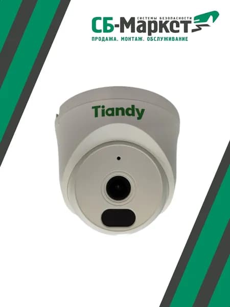 TC-C320N Spec:I3/E/Y/2.8mm/V2.0 TIANDY Купольная IP камера, 2.8мм, 2Мп, ИК, PoE, микрофон