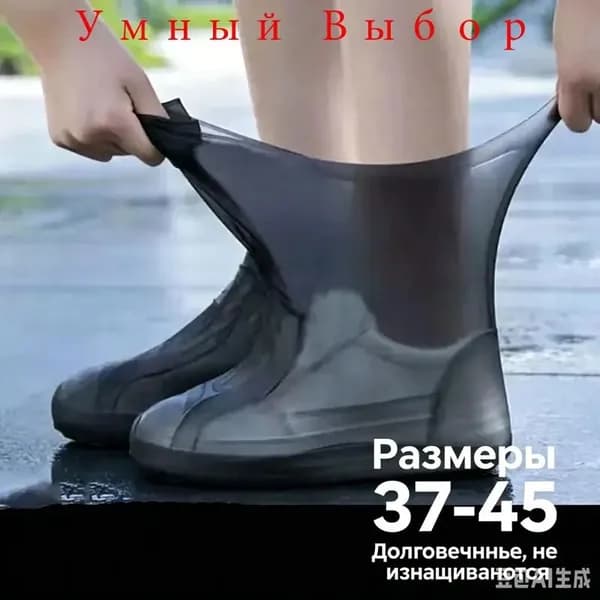 Чехлы-дождевики на обувь