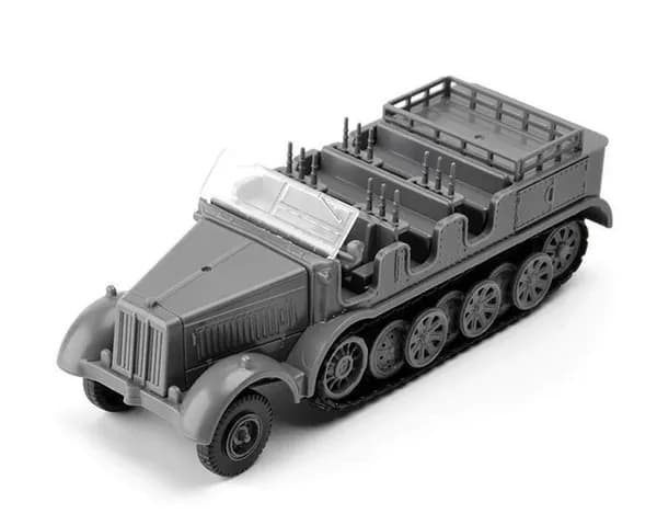 Сборная модель Полугусеничный тягач Sd Kfz 7, масштаб 1:72