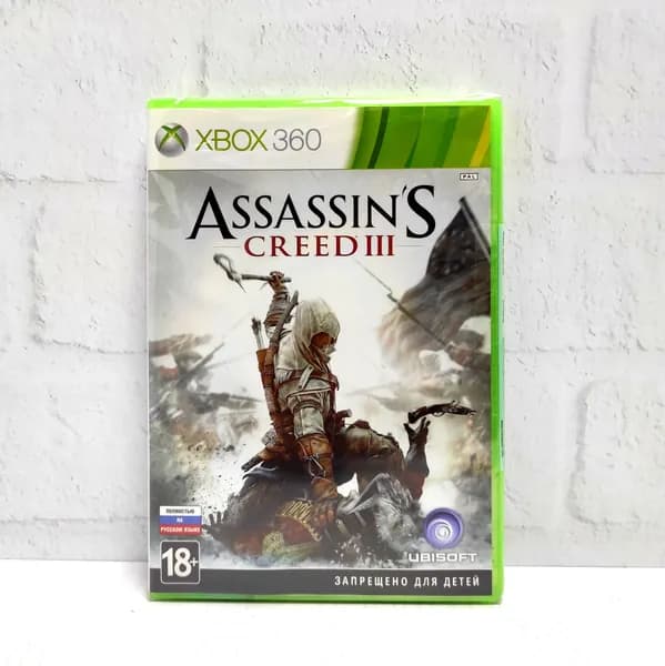 Assassins Creed 3 (III) Полностью на русском Видеоигра на диске Xbox 360. Товар уцененный