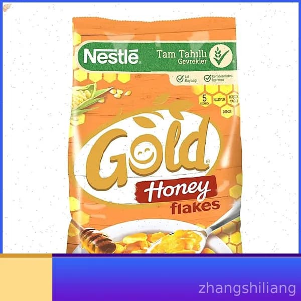 Gold Honey Flakes Honey Cereal 225g - шоколад