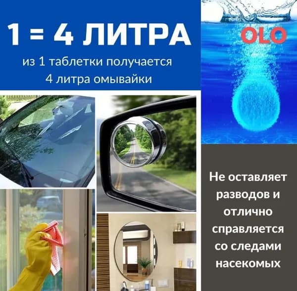 Жидкость стеклоомывателя до +2°C, 20 шт.