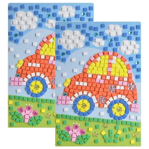 2PCS 3D мозаика головоломка