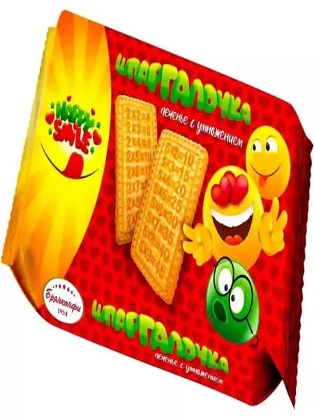 БрянКонфи Печенье сахарное "Школьная шпаргалочка" 100 гр
