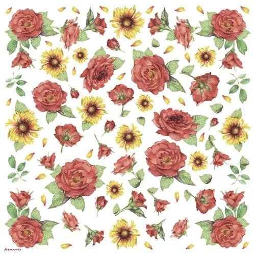 Рисовая бумага для декупажа Stamperia ультратонкая, 50 x 50 см.