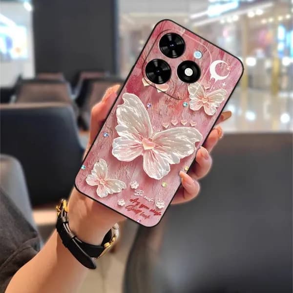 Чехол Lulumi для Tecno Spark Go 2024/Spark20C/BG6/POP8, из ТПУ, грязеотталкивающий, противоударный, с граффити-принтом, полностью облегающий телефон.