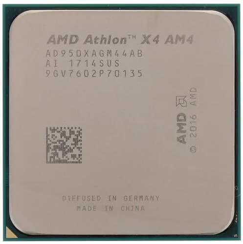 Процессор AMD Athlon X4 950 OEM (AD950XAGM44AB) - AM4, 4 x 3.5 ГГц, L2 - 2 МБ, 2хDDR4-2400 МГц, TDP 65 Вт