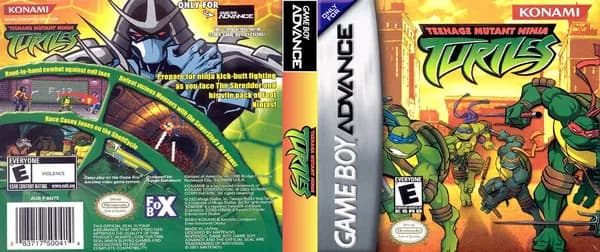 Teenage Mutant Ninja Turtles (Черепашки Ниндзя) (GBA, рус.версия) 64K-200