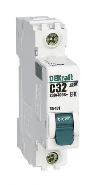 DEKraft Автоматический выключатель 32А 1