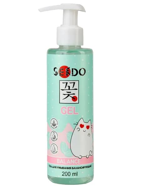 Sendo Гель для умывания лица матирующий Balance Cleansing Gel, 200мл