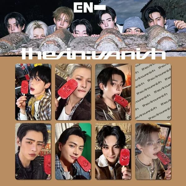 Enhypen Карточкиk-pop карточки коллекционные Фотокарточки 54 * 86 мм 7 шт