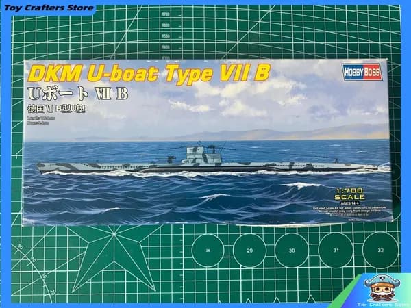 HOBBYBOSS 1/700 87008 Немецкая подводная лодка тип VII B сборная модель корабля
