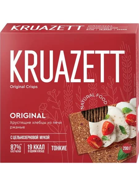 Хлебцы Croisette ржаные, тонкие, 200 г