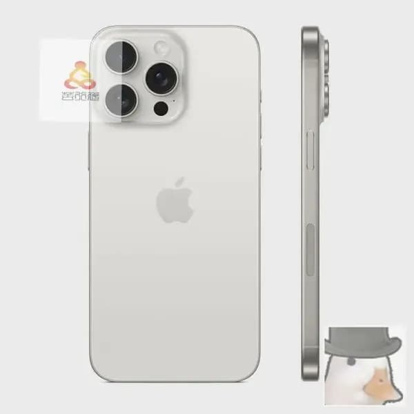 Муляж iPhone 15 Pro White Titanium / Макет-копия смартфона Айфон 15 Про белый титан / Образец для витрины iPhone 15 Pro белый титан